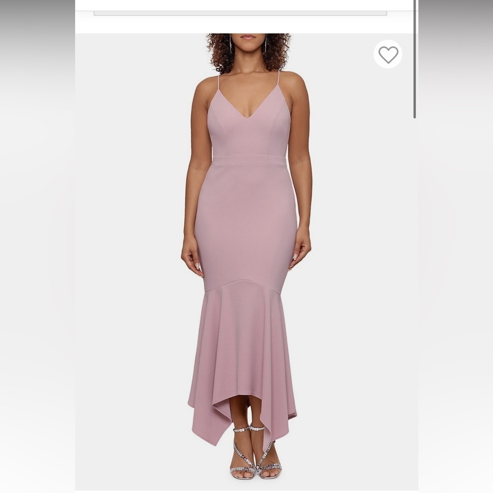 Xscape
Flounce Scuba Crepe Midi Dress